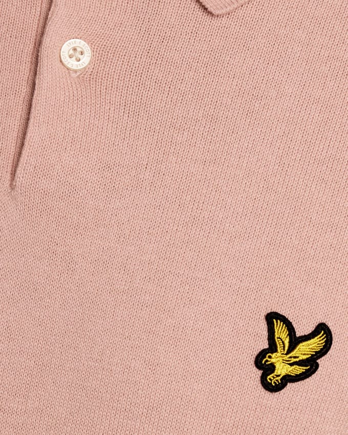 Katoenen Gebreide Poloshirt