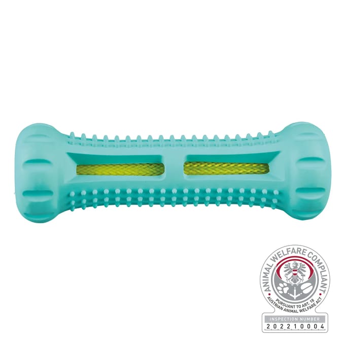 Trixie Denta Fun bone Munt flavour natural Rubber 14 cm