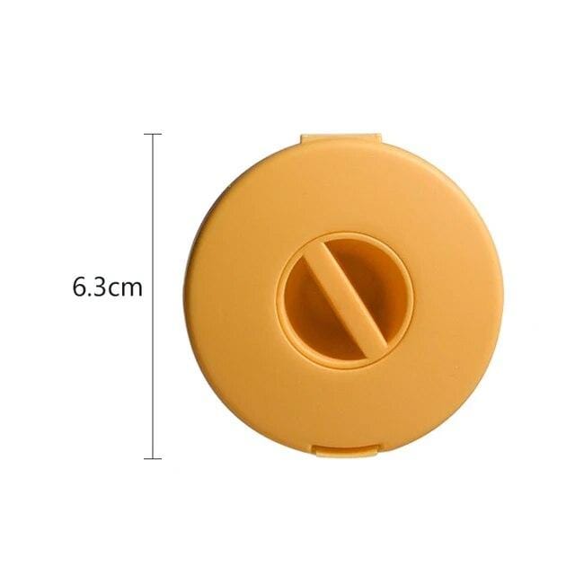 Ronde draadopwikkeldoos Draagbare multifunctionele datakabelopbergdoos Kabelcontainer USB-opladerhouder Draadbeheerdoos