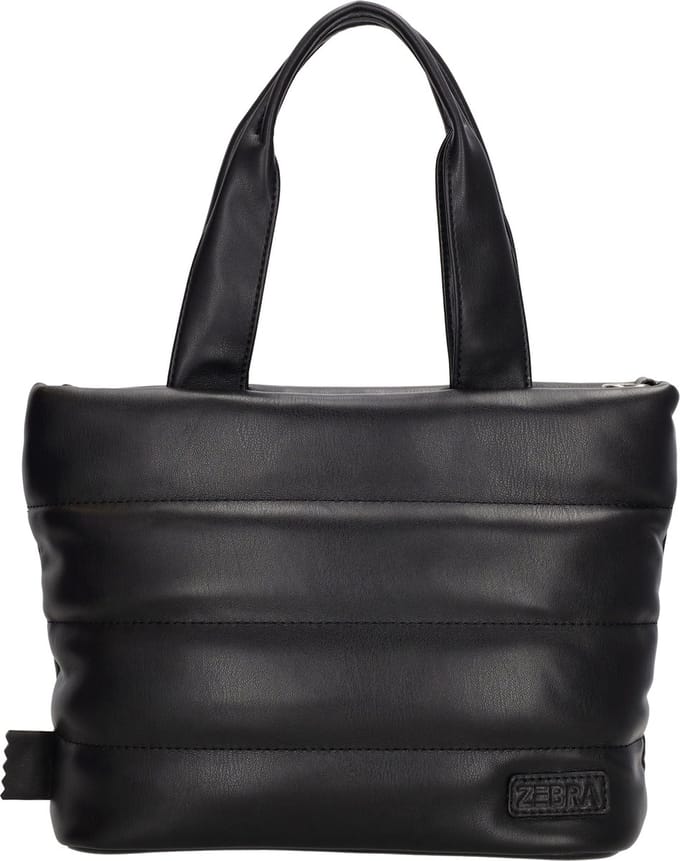 Zebra Evie Medium Hand & Crossbody Schoudertas - Zwart