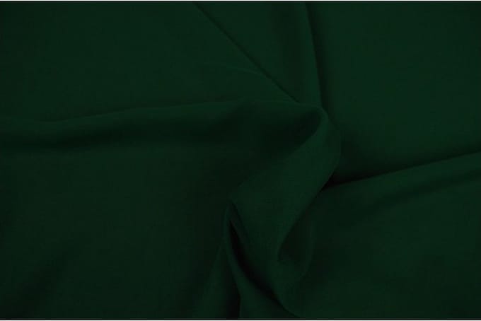 Chiffon stof - Donkergroen - 1 meter - Per meter - 150cm breed