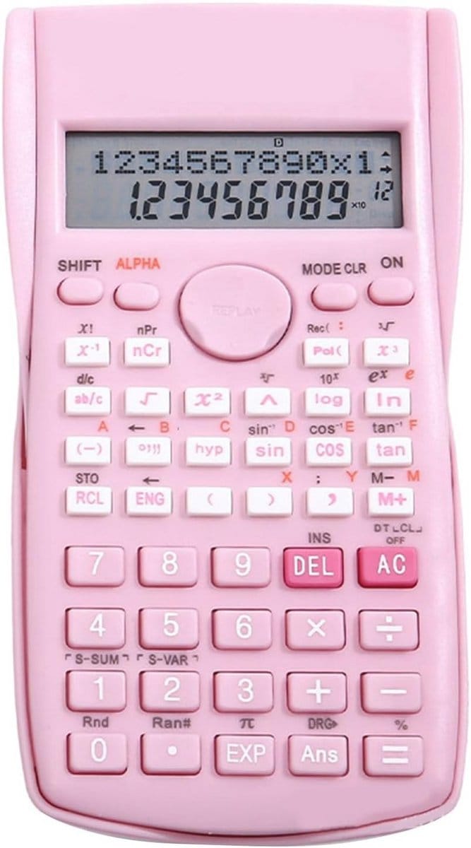 Wetenschappelijke Rekenmachine met Groot Scherm - 240 Functies & Breukcalculator voor Studenten