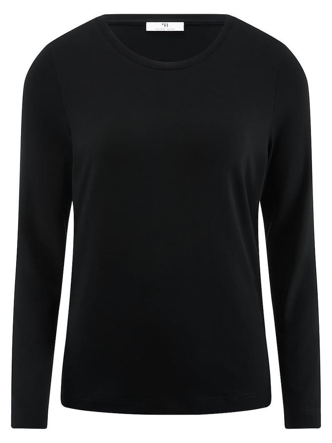 Shirt Van Peter Hahn zwart