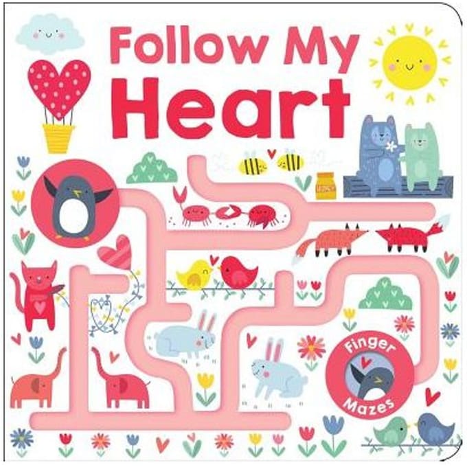Maze Book Follow My Heart - ROGER PRIDDY