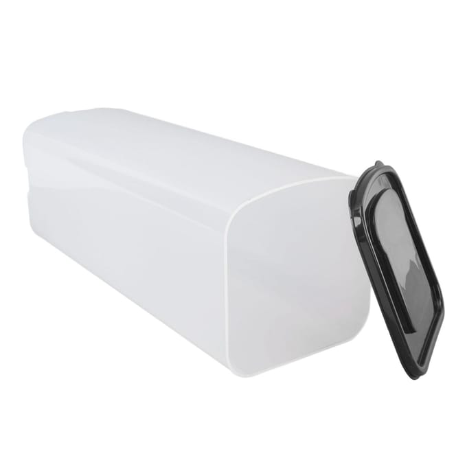 Boîte de rangement pour pain - Grande capacité - Étanche - Pour la maison L noir