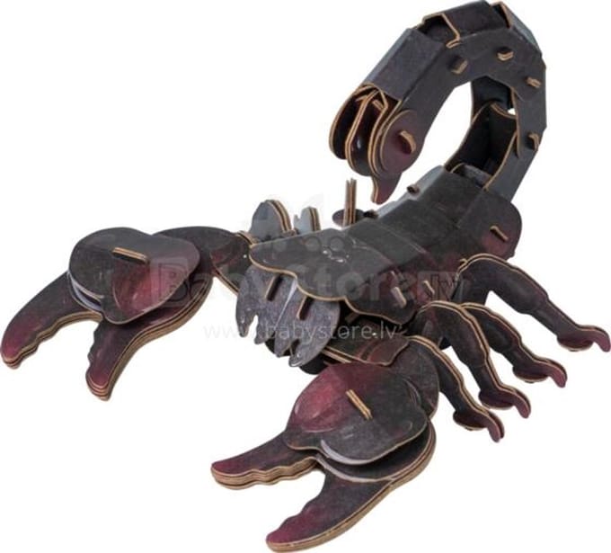 MakeBug, 3D Modelbouwpakket, Deep Jungle, Rainforest scorpion, MB-D-0053, 14x12x9cm