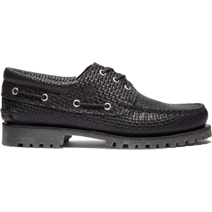 Timberland Authentic Boat Shoe Black Full Grain Brown Maat: 40 | Veterschoenen Outlet | Heren | Zwart