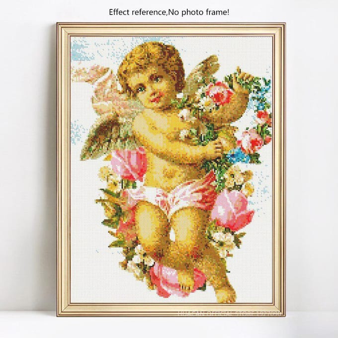 Vente Broderie Diamant 5D DIY Peinture Diamant Ronde Complète Photos de Garçon 20X30 brown