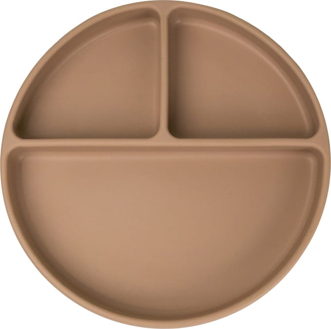 JU&MP Bord Zuignap - Baby - Kinderservies - Kinderbord - Onbreekbaar - Bruin