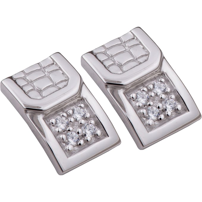 Orphelia Dames 925 Sterling Zilveren Stud Oorbellen - Zilver ZO-5902