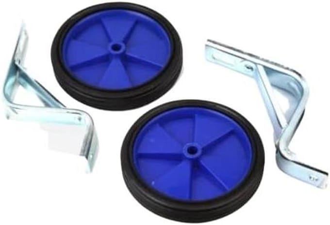 Set met zijwielen, fiets, blauw