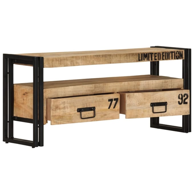 vidaXL - Tv-meubel - 100x30x45 - cm - massief - mangohout