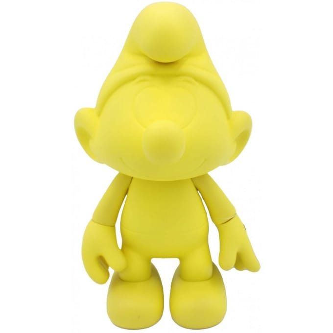 Puppy smurf vinyl mat geel figuur beweegbaar 20cm