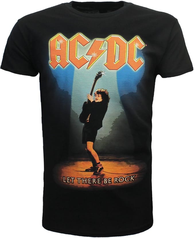 AC/DC Let There Be Rock T-Shirt - Officiële Merchandise - M
