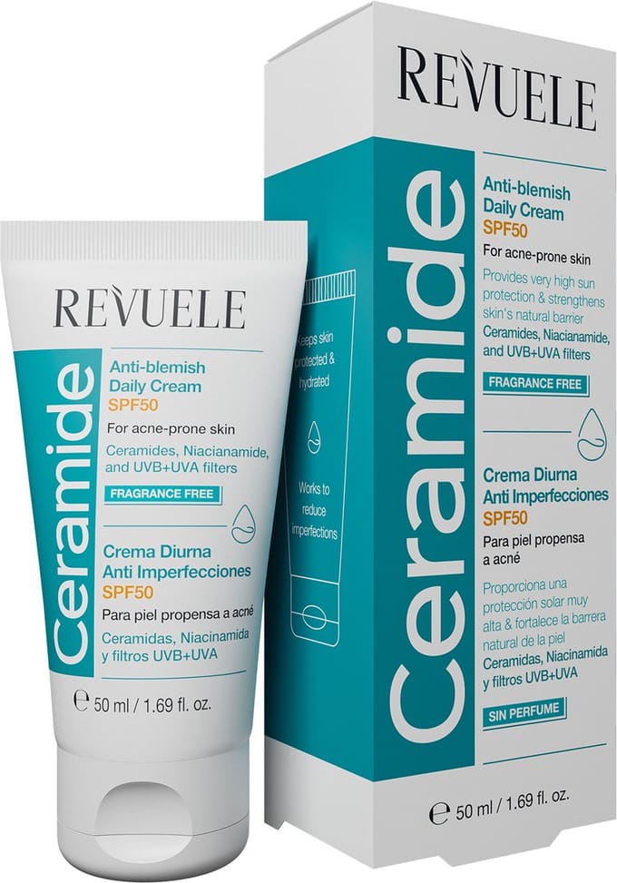 Revuele - Ceramide Anti-Blemish Daily Cream SPF50 - 50ml