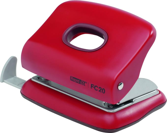 Perforator 2-gaats Rapid FC20 Rood
