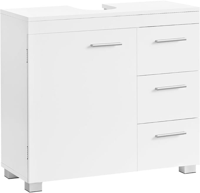 Wastafel Onderkast met Uitsparing - Wasbak Kast - Badkamermeubel