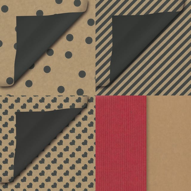 Cadeauzak Special Wrap kraft 12x19cm  assorti