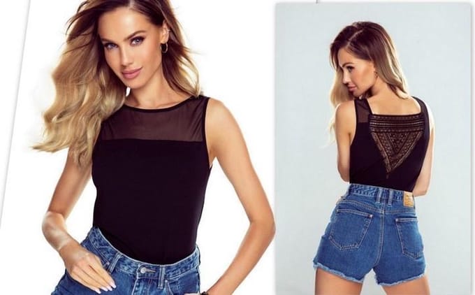 Eldar - Brygida- top- zwart S