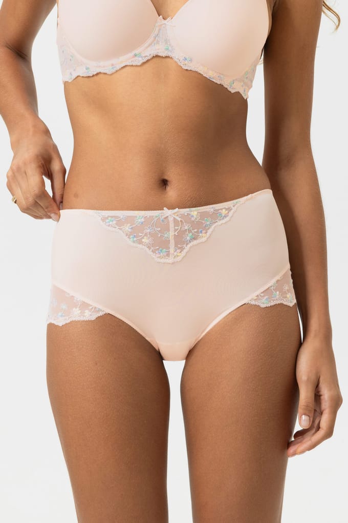 Mey - Delightful Hoge Slip Peach Blush - maat 48 - Roze
