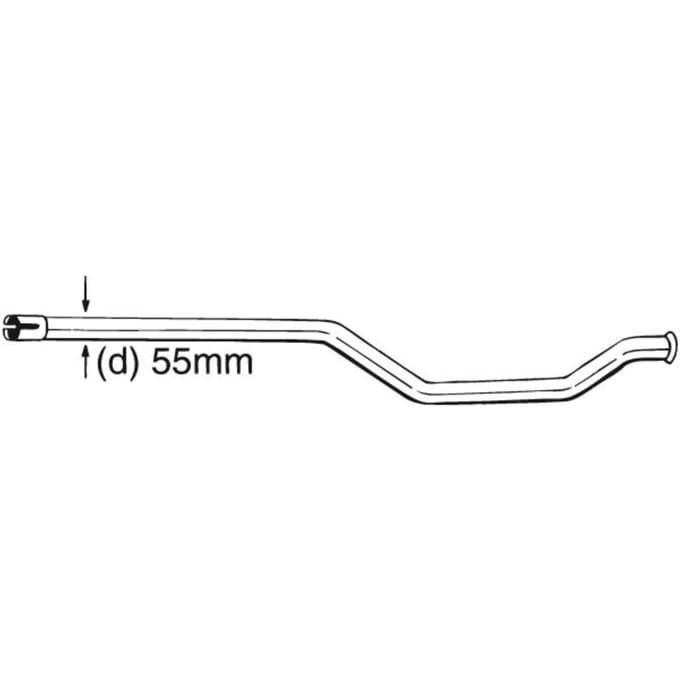 Reparatie pijp, katalysator BOSAL 889-003