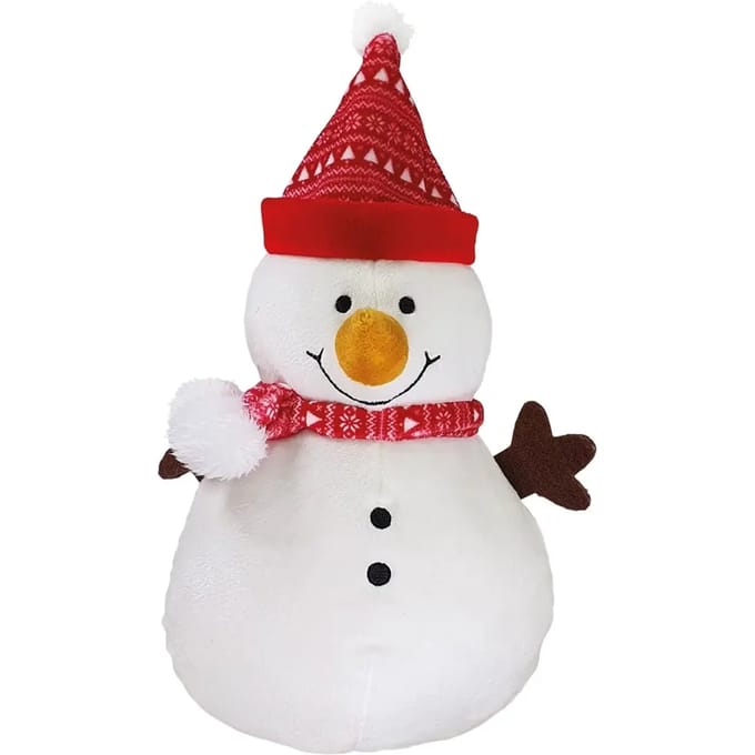 Pluche speelgoed voor honden Nobby Pet Xmas Schneemann