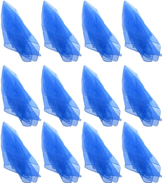 Jongleerdoeken Danssjalen Set van 12 Stuks - Diverse Kleuren voor Kinderen en Dans