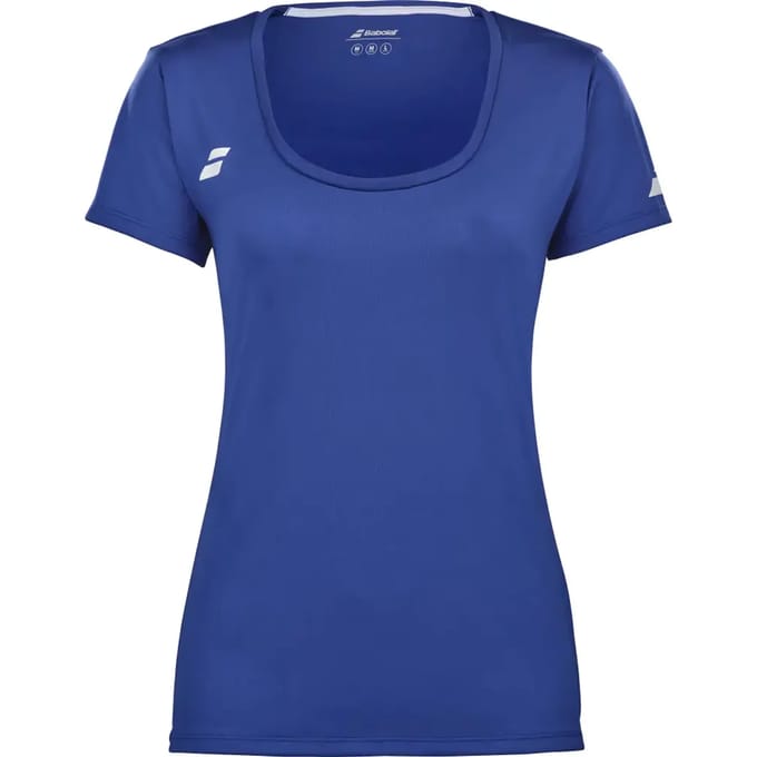 Babolat Play Cap Sleeve T-shirt Dames-Blauw