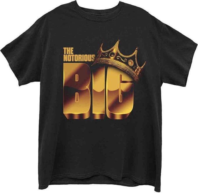Biggie Smalls - The Notorious Heren T-shirt - M - Zwart