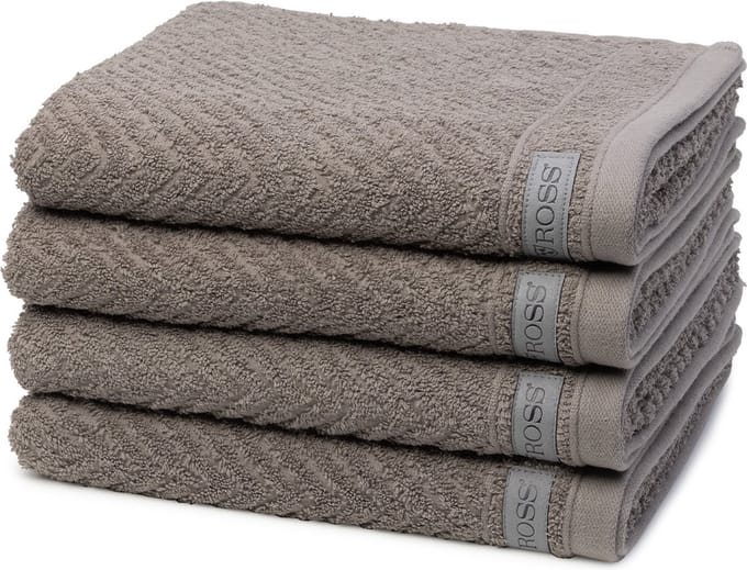Ross Dames en Heren 4 X handdoek - in set Smart