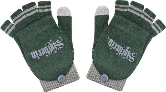 Harry Potter Vingerloze handschoenen Slytherin Groen
