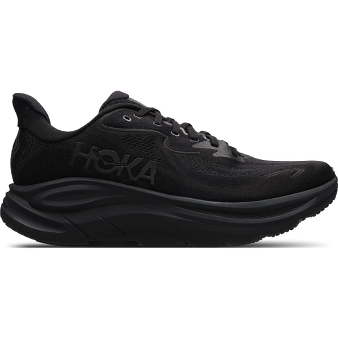 Hoka Clifton 10 Sneakers Heren - Zwart - Maat 42 - Mesh/Synthetisch