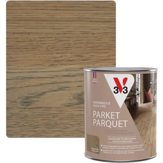 V33 Hardwaxolie Parket Extra Gerookte Eik Mat 1l