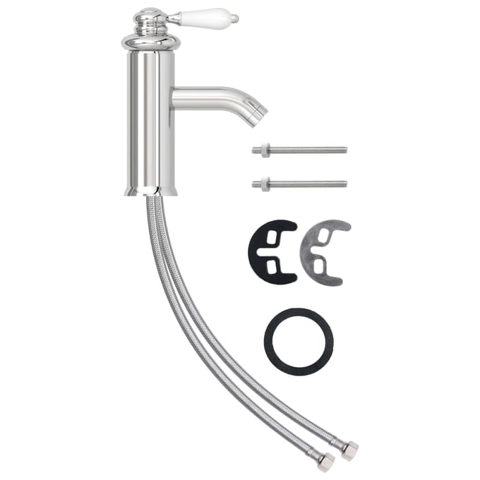 vidaXL - Wastafelkraan - 130x180 - mm - verchroomd