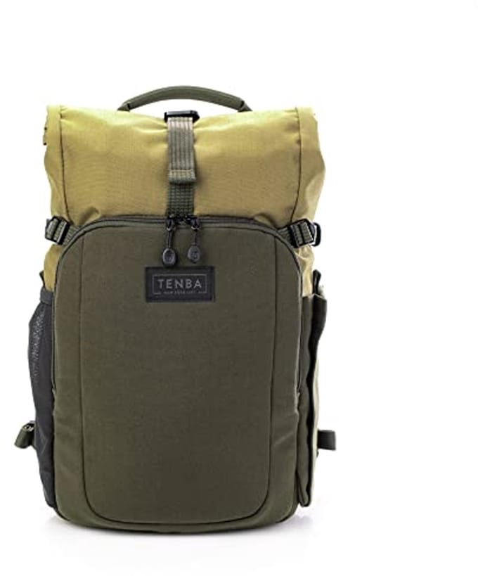 Rugzak 10L voor Camera's en Drones – Vintage Stijl in Tan/Olive