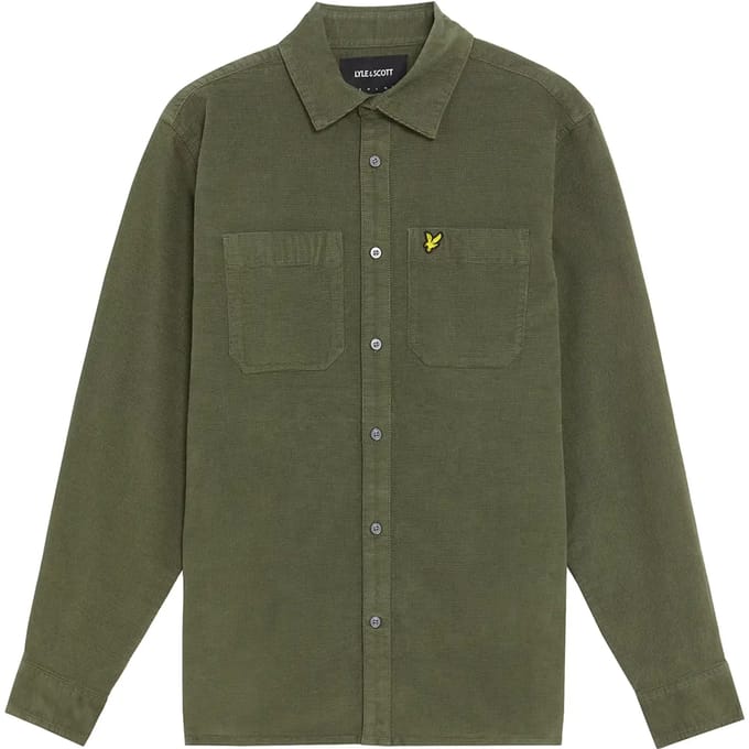 Corduroy overhemd Lyle & Scott