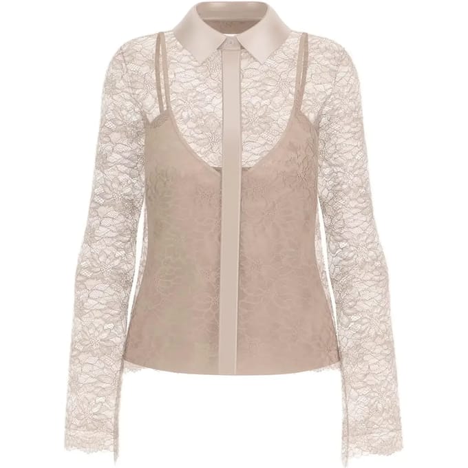 Damesblouse met lange mouwen Guess Antoinette Lace