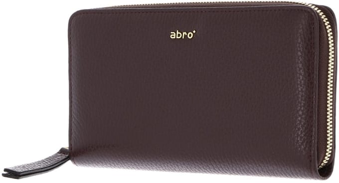 abro Leren portemonnee Leather Adria Wallet Burgundy wijnrood