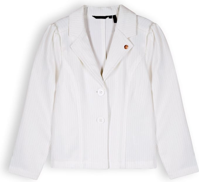 Nono N312-5310 Meisjes Blazer - Snow White - Maat 122-128