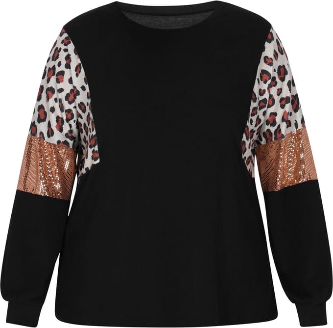 NAEMI Grote maat blouse