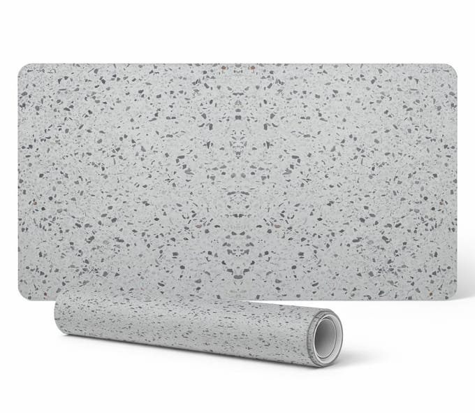 Antislip muis- en toetsenbordmat Terrazzo Symmetry 90x45 cm