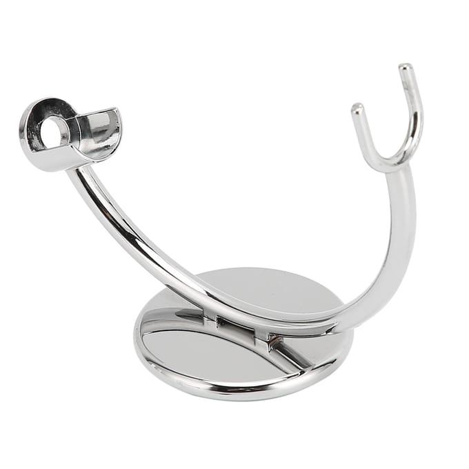 Support de rasoir en acier inoxydable pour blaireau à tête unique, accessoires de sécurité white