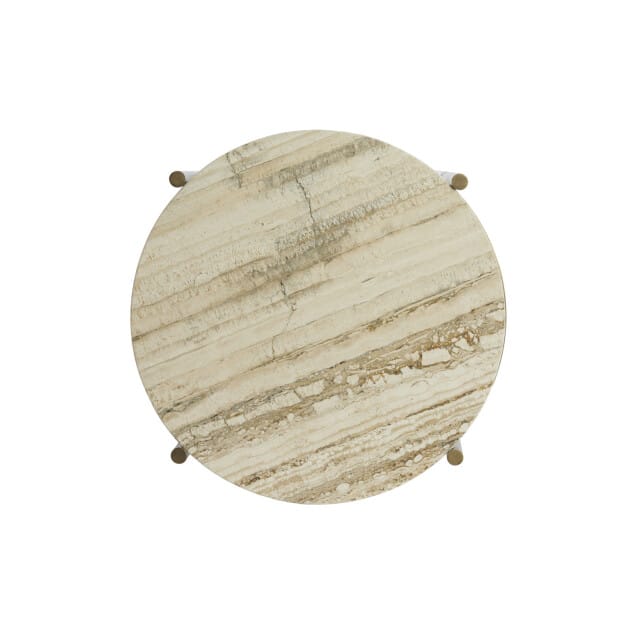 Light & Living - Bijzettafel MACAPA - Ø47x45 cm - Wit