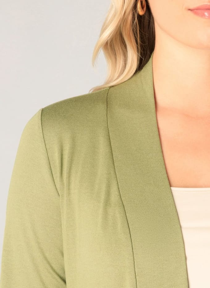 BASE LEVEL Yayla Long Vest - Green - maat 36