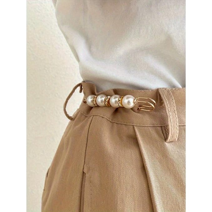 1 stuks Onzichtbare Taille Cincher Clips, Antislip Veiligheidsaccessoires brown