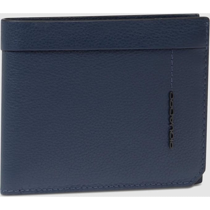 Portemonnee met munthouder Man Piquadro PU4188W137R-BLU Blauw