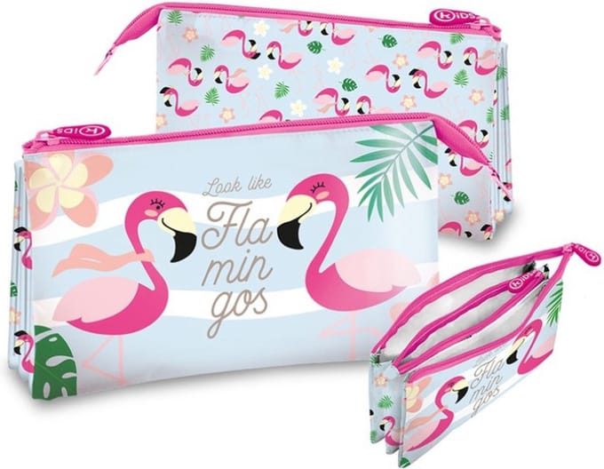 Flamingo Look Like Flamingos - Etui - 22 cm - Multi