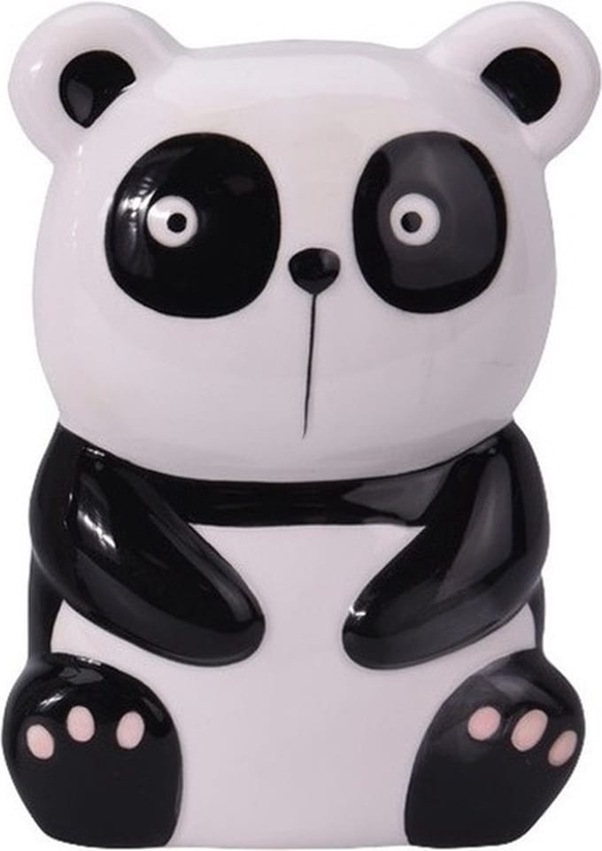 Waterverdamper radiator - panda - kunststeen - kinderkamer - 17 cm - luchtbevochtiger