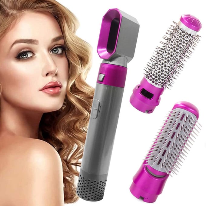 3 in 1 Hairdryer- krul-stijl-glanzend