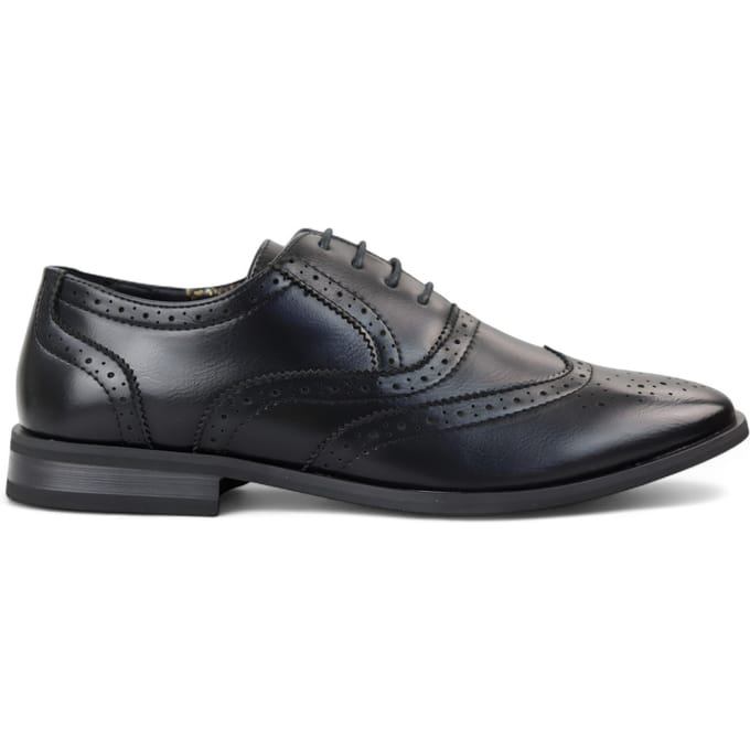 Zwarte klassieke Brogue Derby Oxford-schoenen voor heren